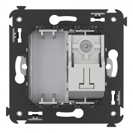 DKC Avanti Закаленная сталь Розетка TV проходная в стену