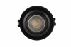 DK3024-BK Встраиваемый светильник, IP 20, 10 Вт, GU5.3, LED, черный, пластик