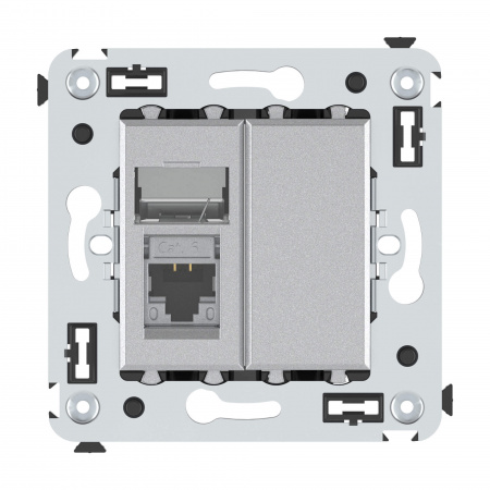 DKC Avanti Закаленная сталь Компьютерная розетка RJ-45 одинарная  категория  6 экранированная