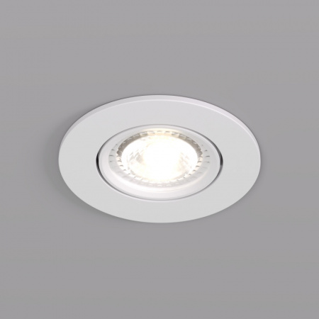 DK3020-WH Встраиваемый светильник, IP 20, 10 Вт, GU5.3, LED, белый, пластик