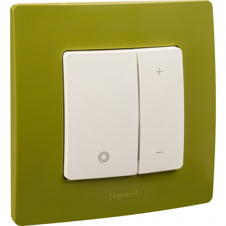 Legrand Etika Белый Светорегулятор нажимной, 400Вт