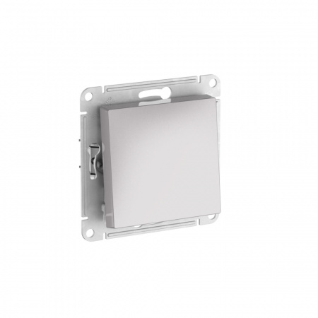 Systeme Electric AtlasDesign Алюминий Выключатель с самовозвратом, сх.1, 10АХ, мех., быстрозажим. клем.