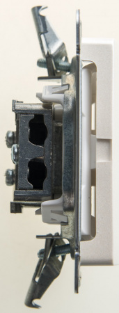 SE Glossa Перламутр Розетка TV проходная 4DB