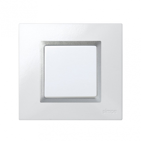 Simon 27 Play Алюминий Вставка декоративная для рамок с вырезом под декор