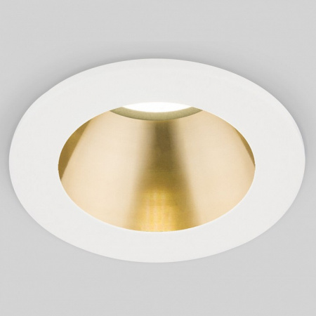 Встраиваемый точечный светодиодный светильник 25023/LED 7W 4200K WH/SB белый/бронза Elektrostandard Teka a056771