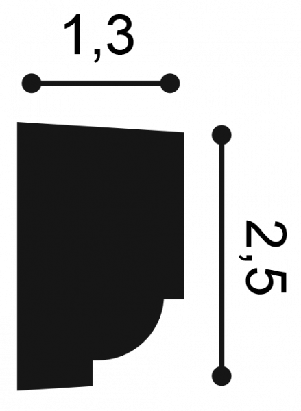 P9050F молдинг гибкий