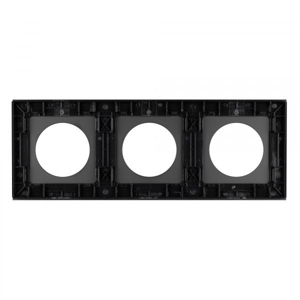 Arlight Рамка стеклянная FRM-GLARE-GC-3-BK (-)