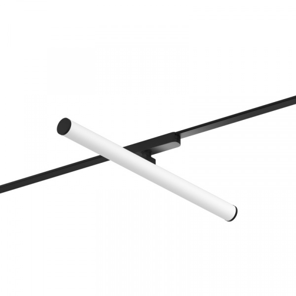 DK5355-BK Светильник для трека Air, серия Ray 4000 со светодиодом, L500*W35*H79mm,?33, 48V DC, 12W, RA?90, 120°, 4000K, IP20, черный, алюминий