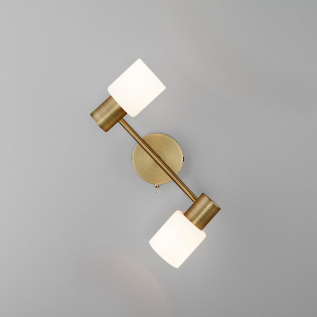 Настенный светильник с плафонами 20089/2 бронза Eurosvet Corso