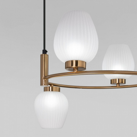 Подвесной светильник 30183/4 латунь Eurosvet Alva