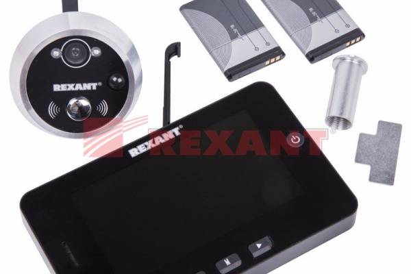 Видеоглазок дверной с функцией записи видео/фото по движению, ночной режим работы Rexant Видеоглазок дверной с функцией записи видео/фото по движению, ночной режим работы Rexant