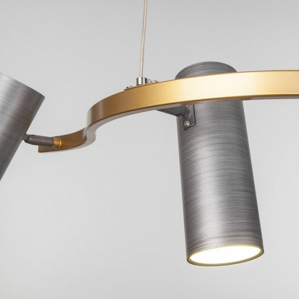 Подвесной светильник 90103/5 серый / золото Eurosvet Spacer