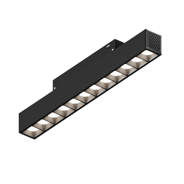 Трековый линейный светильник направленного света ElDeko HSBL_0147,220мм-4000К, 12Вт, черный