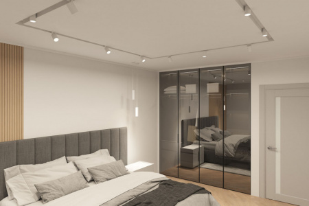 DK5850-WH Профиль Flod для создания декоративных ниш в натяжном потолке, алюминий, белый