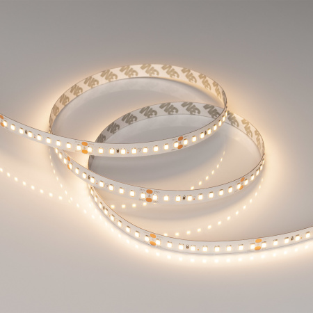 Arlight Лента RT-A144-10mm 24V Warm3000 (7.7 W/m, IP20, 2835, 5m) (высок.эфф.200 лм/Вт)
