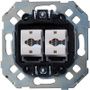 Donel Механизм компьютерной розетки 2-й RJ45 cat.6/ClassE, серия N96 Superfine, DTMLA16600