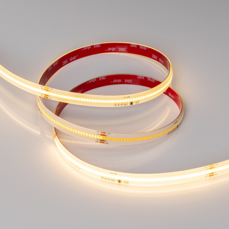 Arlight Лента герметичная SPI-COB-SE-X378-12mm 24V Warm2700-PX63-BPT (7 W/m, IP65, 5m) (бегущий огонь)