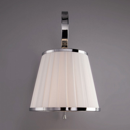 Бра классическое с абажуром 60088/1 хром Eurosvet Tessa