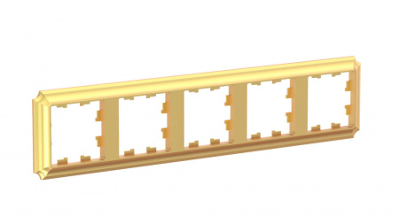 Systeme Electric AtlasDesign Antique Золото Рамка 5-ая, универсальная