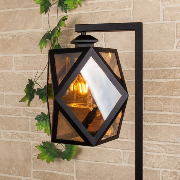 Уличный светильник на столбе Ambra F IP33 35133/F черный Elektrostandard Ambra a056235