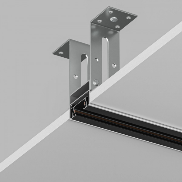 TR3020-AL Закладной профиль для встраиваемого монтажа однофазного трека 2м