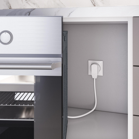 Силовая розетка с вилкой 32А 250В (белый) W1189201