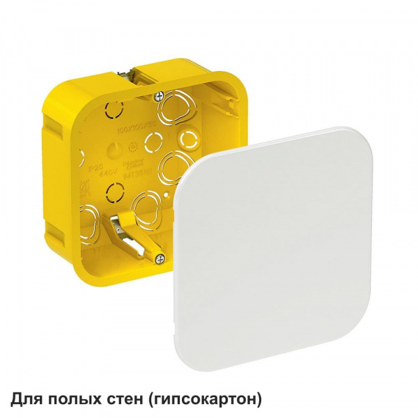 SE Распределительная коробка для полых стен 100x100x50мм IP20