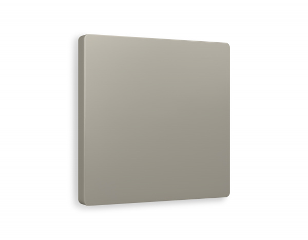 Лицевая панель ALFA (Серо-бежевый матовый) заглушка для суппорта QUANT AP3760