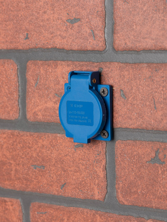 EKF PROxima Розетка 112 панельная скрытая с крышкой 2Р+PЕ 16А 220В IP44