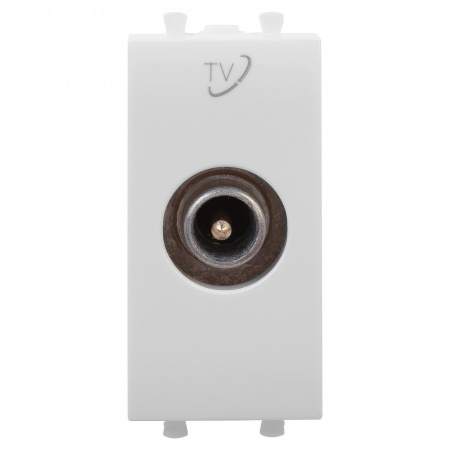 DKC Avanti Белое облако Розетка ТВ проходная 1 модуль