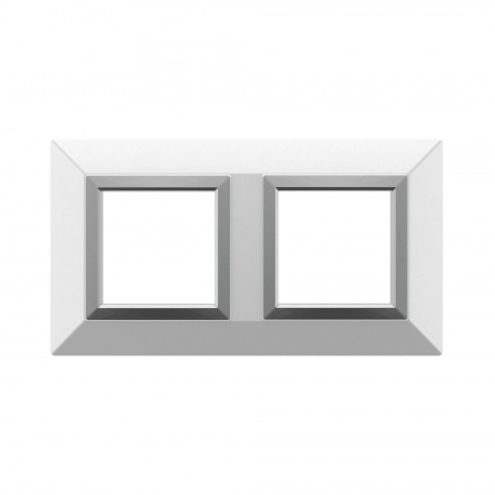 DKC Avanti Белый Металл Рамка 4 модуля