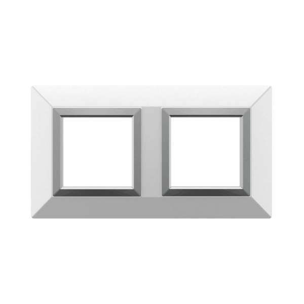 DKC Avanti Белый Металл Рамка 4 модуля
