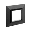 DKC Avanti Темно-Серый Металл Рамка 2 модуля