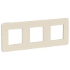 SE Unica Studio Бежевая/Бежевая Рамка 3-ная