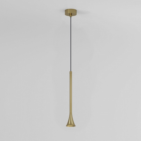 Светильник подвесной светодиодный Hall 5W 3000K латунь 50314 LED Elektrostandard Hall a068821