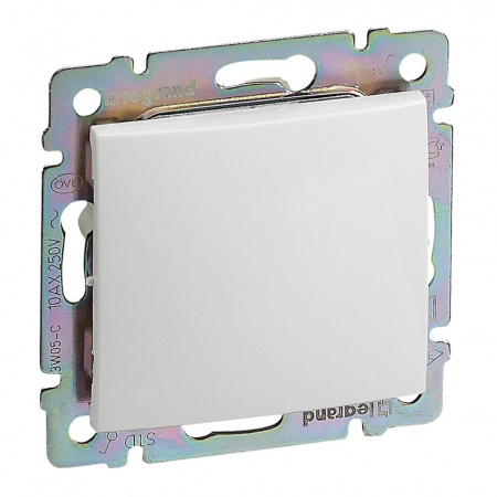 Legrand Valena Бел Выключатель кнопочный 1-клавишный