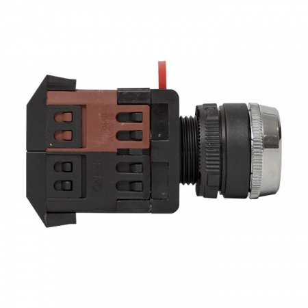 EKF PROxima Переключатель АKS-22 черный c замком возвратный NO+NC