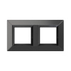 DKC Avanti Графитовый Металл Рамка 4 модуля