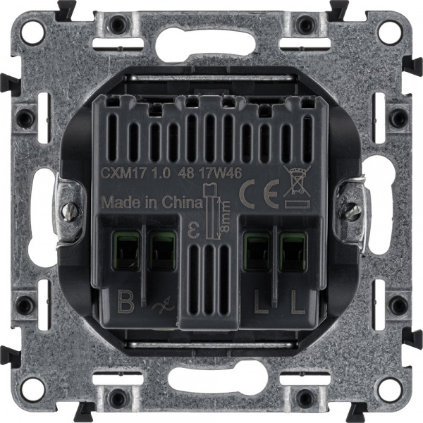 Legrand Valena ALLURE DIY Бел Светорегулятор поворотный, 300Вт, универсальный, без нейтрали