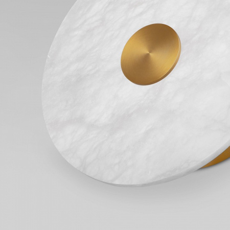 Светодиодный светильник с мраморным рассеивателем 40340 LED латунь Eurosvet Thasos