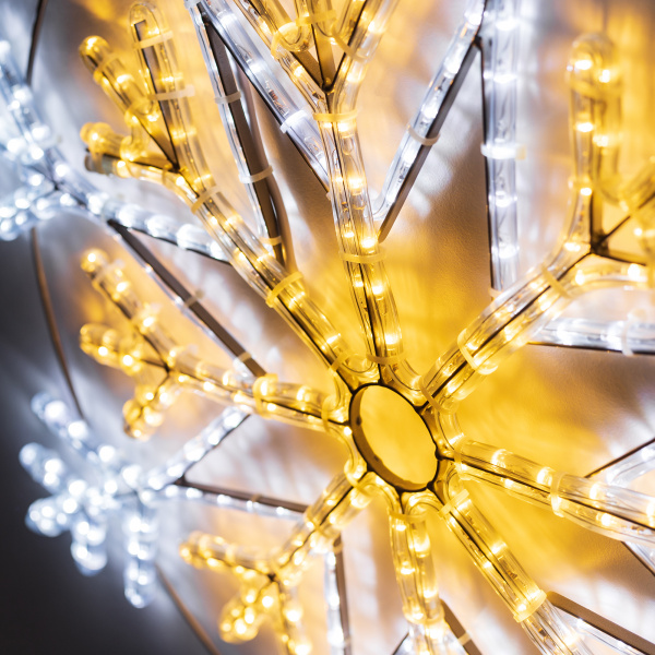 Arlight Фигура ARD-SNOWFLAKE-M12-900x900-720LED White/Warm (230V, 43W) (Ardecoled, IP65)