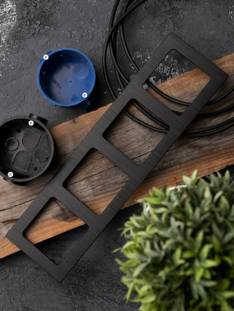 EKF PROxima Стокгольм Черный Металл Рамка 4-ая