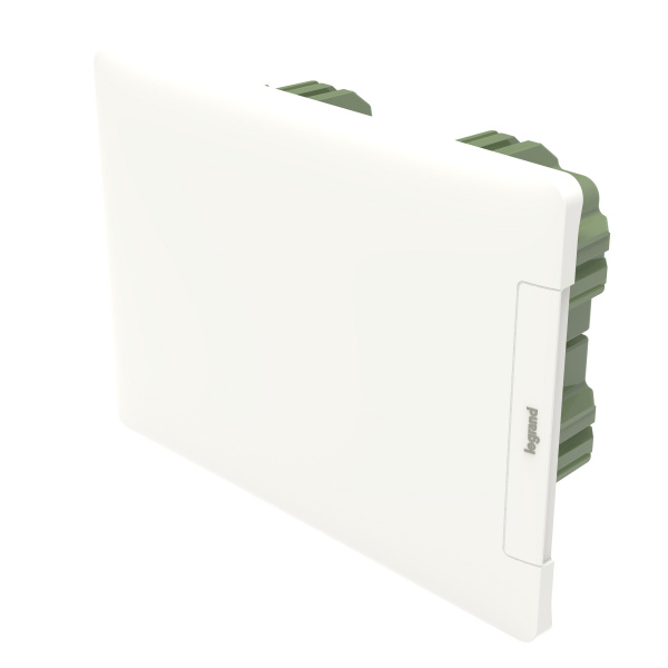 Legrand Practibox3 Щиток распределительный в нишу на 8 модулей с клеммником РЕ, белая дверь