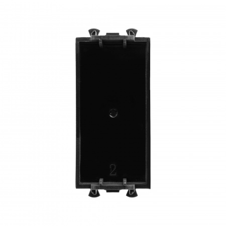 DKC Avanti Черный матовый Заглушка 1 модуль