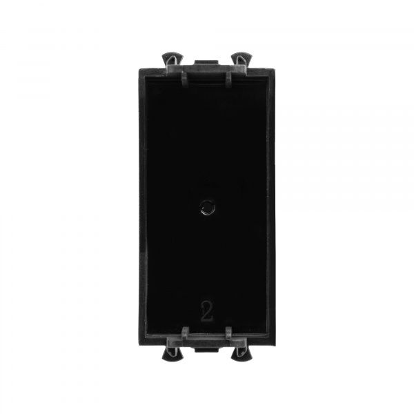 DKC Avanti Черный матовый Заглушка 1 модуль