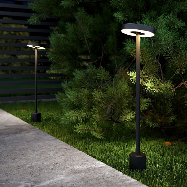 Светильник поворотный садово-парковый светодиодный Verano черный 35185/S черный Elektrostandard Verano a068589 Светильник поворотный садово-парковый светодиодный Verano черный 35185/S черный Elektrostandard Verano a068589