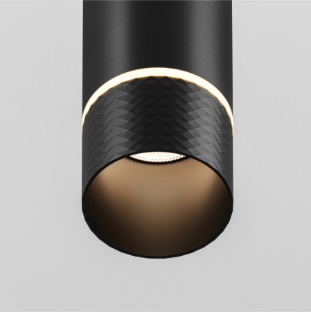 DK5315-BK Светильник для трека Air, серия Hang 3000 со светодиодом, ?35*257мм, 48V DC, 5W, RA?95, 24°, 3000K, IP20, черный, алюминий