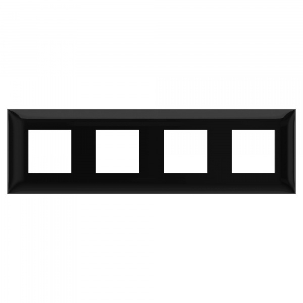 DKC Avanti Черный квадрат Рамка 8 модулей