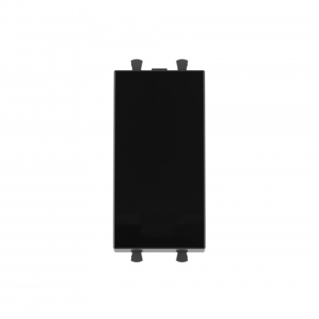 DKC Avanti Черный квадрат Выключатель 16A 1 модуль