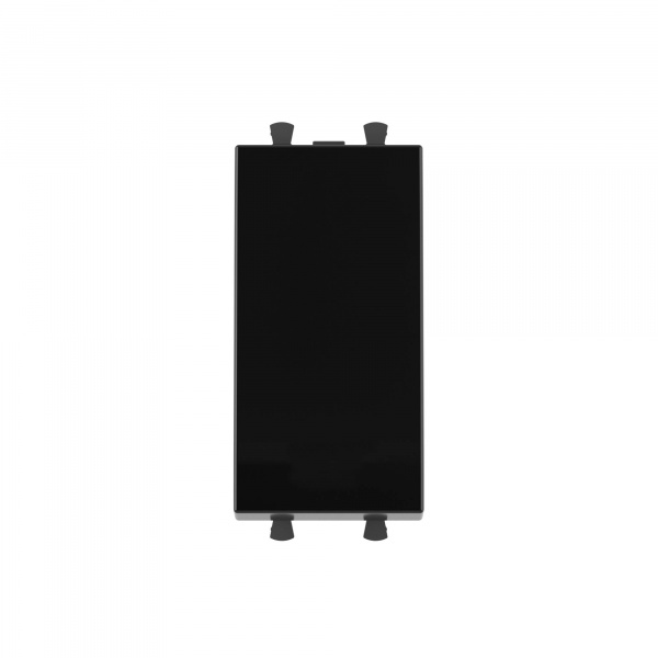 DKC Avanti Черный квадрат Выключатель 16A 1 модуль